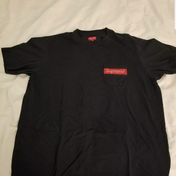 Supreme Other - Supreme mesh pocket stripe tee
